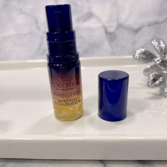 Loccitane Immortelle Overnight Reset Oil-in-Serum, Lightweight, NEW - Mini 5 ml - Picture 3 of 13